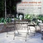 Metal Leaf Bistro Set 