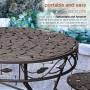 Metal Leaf Bistro Set 