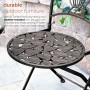 Metal Leaf Bistro Set 