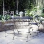 Metal Leaf Bistro Set 