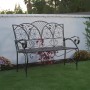 Metal Sunleaves Bench