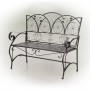 Metal Sunleaves Bench