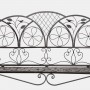 Metal Sunleaves Bench