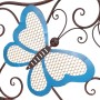 Metal Colorful Butterflies Bench