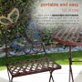 Metal Colorful Butterflies Bistro Set