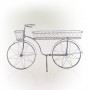 ANTIQUE GRAY METAL BICYCLE DÉCOR 