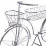 ANTIQUE GRAY METAL BICYCLE DÉCOR 