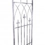 Antique Gray Metal Garden Arbor 