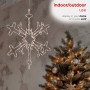 Alpine Corporation Hanging Snowflake Christmas Décor with LED Lights