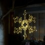 Alpine Corporation Hanging Snowflake Christmas Décor with LED Lights