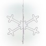 Alpine Corporation Hanging Snowflake Christmas Décor with LED Lights