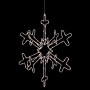 Alpine Corporation Hanging Snowflake Christmas Décor with LED Lights