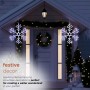 23" Hanging Snowflake with 102 LED Lights