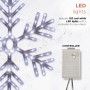 23" Hanging Snowflake with 102 LED Lights
