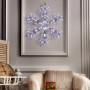 23" Hanging Snowflake with 102 LED Lights