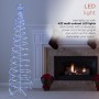 Alpine Corporation 82"H Indoor/Outdoor Artificial Spiral Christmas Tree with Multi-Color LED Lights