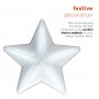19" 3D Star Hanging Decoration w/ 45 LED Lights - 6 Functions