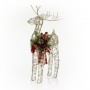 Alpine Corporation Gold Wire Holiday Decor Reindeer with Warm White LED Lights