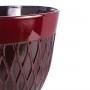 Alpine Corporation Indoor/Outdoor Stone-look Planters with Drainage Holes, Red (Set of 2)