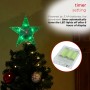 Alpine Corporation Flashing Star Tree Topper with Multi-Colored LED Lights