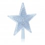 Alpine Corporation Flashing Star Tree Topper with Multi-Colored LED Lights