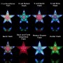 Alpine Corporation Flashing Star Tree Topper with Multi-Colored LED Lights