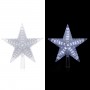 Alpine Corporation Flashing Star Tree Topper with Cool White LED Lights