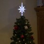 Alpine Corporation Star Christmas Tree Topper with Cool White LED Lights