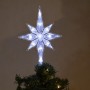 Alpine Corporation Star Christmas Tree Topper with Cool White LED Lights