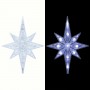 Alpine Corporation Star Christmas Tree Topper with Cool White LED Lights