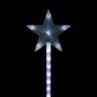 Alpine Corporation Holiday Décor Shooting Star Garden Stake with LED Lights, 4-Pack