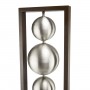 MODERN COLUMN FOUNTAIN WITH STAINLESS STEEL ORBS