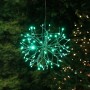 16" Christmas Snowflake Large Hanging Ornament w/96 LED-Green