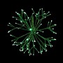16" Christmas Snowflake Large Hanging Ornament w/96 LED-Green