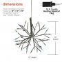 10" Christmas Multi Twig Ornament Light w/48 LED