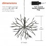 10" Christmas White Twig Ornament Light w/48 LED