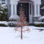 53" Festive Red Christmas Tree with Warm White LED Lights 
