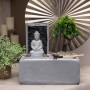 13" Buddha Bonsai Garden Tabletop Fountain with LED Light