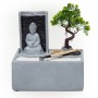 13" Buddha Bonsai Garden Tabletop Fountain with LED Light