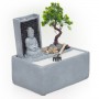 13" BUDDHA BONSAI GARDEN TABLETOP FOUNTAIN WITH LED LIGHT | GARDEN AND POND DEPOT 