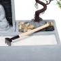 13" Buddha Bonsai Garden Tabletop Fountain with LED Light