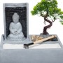 13" Buddha Bonsai Garden Tabletop Fountain with LED Light