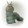 16" Solar Caterpillar Garden Statue with LED Lights 