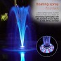 Floating Spray Fountain w/ 48 LED Lights