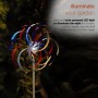 SOLAR 68" PATRIOTIC DUAL KINETIC WINDMILL STAKE