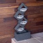 39" SOOTHING 4-TIER FOUNTAIN WITH LED LIGHTS 