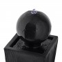 32" TALL BALL ON STAND FOUNTAIN W/ LED LIGHTS