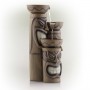 29" TALL LIGHTED TIKI FOUNTAIN