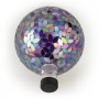 10" MOSAIC GAZING BALL - PURPLE