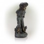 16" BOY GIVING PIGGYBACK RIDE STATUARY 